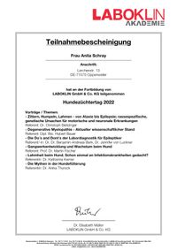 Zertifikat Hauptprogramm Z&uuml;chtertag 2022